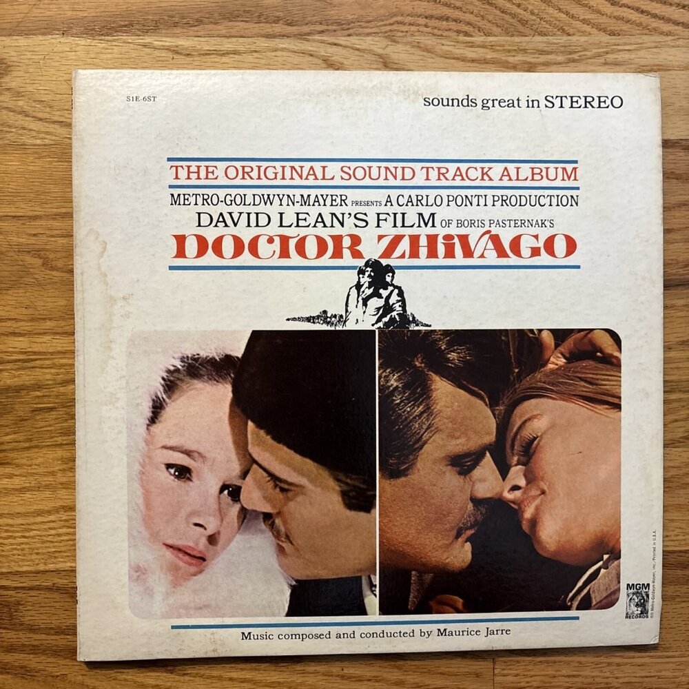 (Sealed LP) Maurice Jarre - "Doctor Zhivago" -‎ Original Film Soundtrack (1968)
